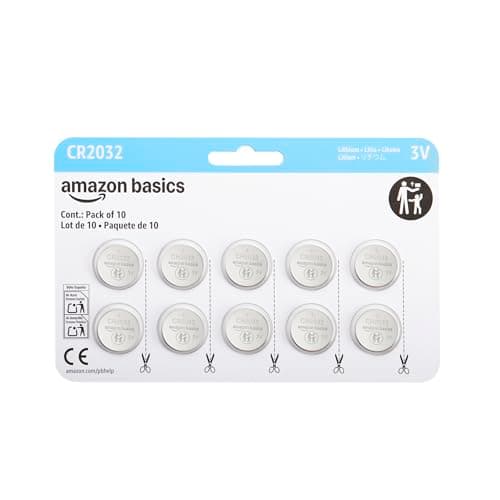 Amazon Basics CR2032 coin cells (multi-pack)