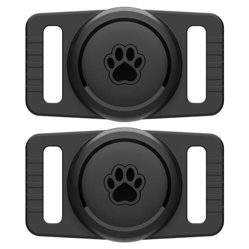 GOCII Waterproof AirTag dog collar holder (2-pack)